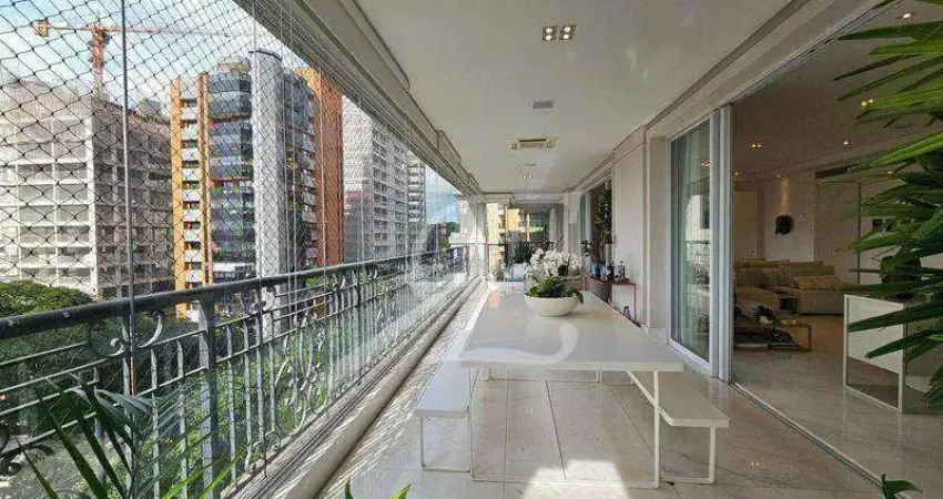 Apartamento com 4 dormitórios à venda, 403 m² por r$ 10.800.000,00 - moema - são paulo/sp