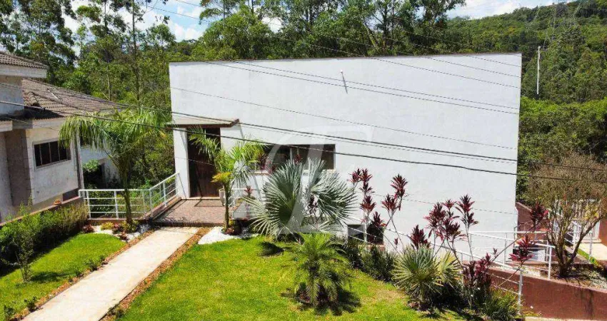 Casa com 5 dormitórios à venda, 400 m² por r$ 3.300.000,00 - condomínio suíça da cantareira - mairiporã/sp