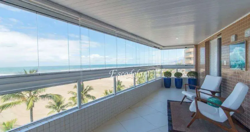 Apartamento com 3 dormitórios sendo 3 suítes, à venda, 173 m² por r$ 1.454,117 - aviação - praia grande/sp