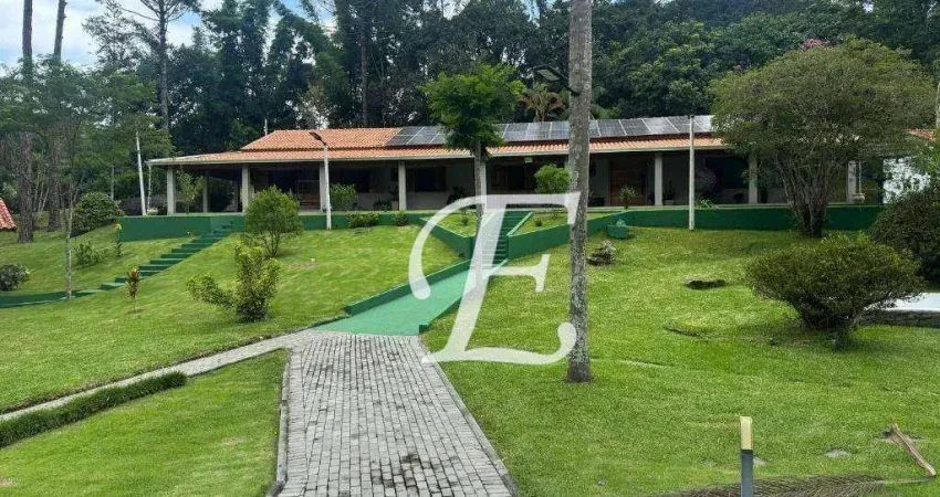 Chácara à venda, 56000 m² por r$ 4.260.000,00 - jaguarí - santa isabel/sp