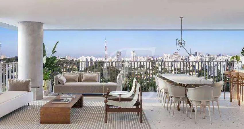 Apartamento com 3 dormitórios à venda, 167 m² por r$ 4.650.000,00 - vila madalena - são paulo/sp