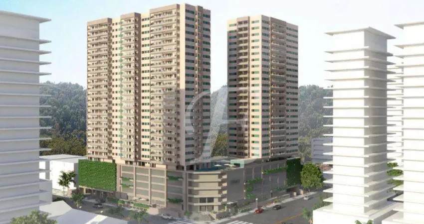 Apartamento com 3 dormitórios à venda, 108 m² por R$ 1.099.503,88 - Canto do Forte - Praia Grande/SP