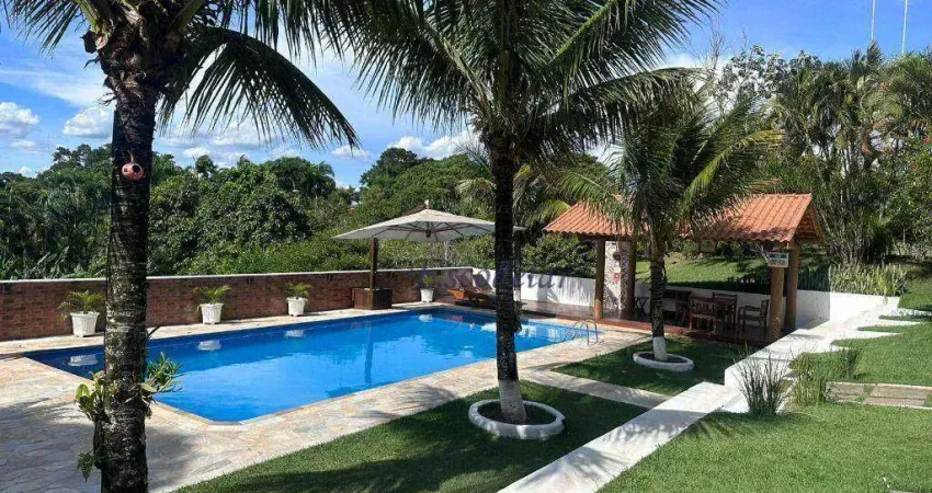 Sítio com 4 dormitórios à venda, 36000 m² por r$ 2.500.000 - mogi das cruzes/sp