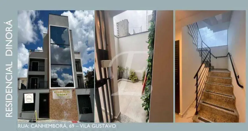 Apartamento com 2 dormitórios à venda, 35 m² por r$ 285.236,29 - vila gustavo - são paulo/sp