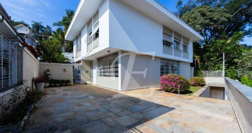 Casa com 3 quartos sendo 1 suite, 5 bamheiros, 3 vagas, a venda, 384 m² por r$ 2.800.000 - pacaembu - são paulo/sp
