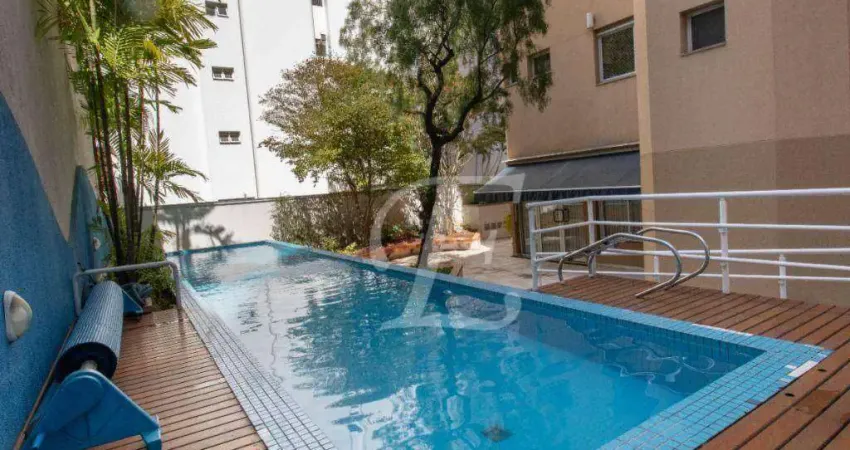 Apartamento com 2 quartos sendo 2 suites, 3 banheiros, 3 vagas, à venda, 120 m² por R$ 1.990.000 - Itaim Bibi - São Paulo/SP.;