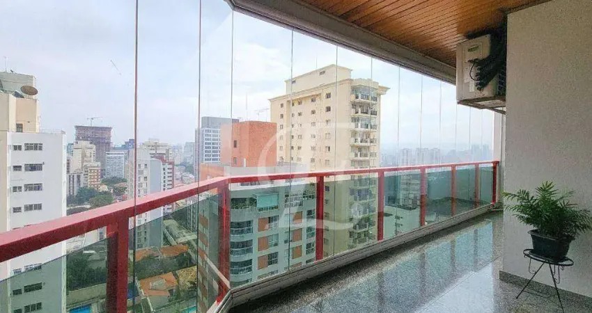 Apartamento com 3 quartos sendo 3 suites, 5 banheiros, 4 vagas, à venda, 341 m² por r$ 2.500.000 - perdizes - são paulo/sp.
