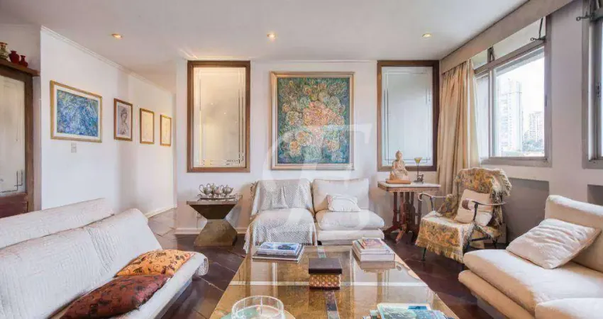 Apartamento com 4 quartos sendo 3 suites, 5 banheiros, 2 vagas, à venda, 280 m² por r$ 1.830.000 - perdizes - são paulo/sp.