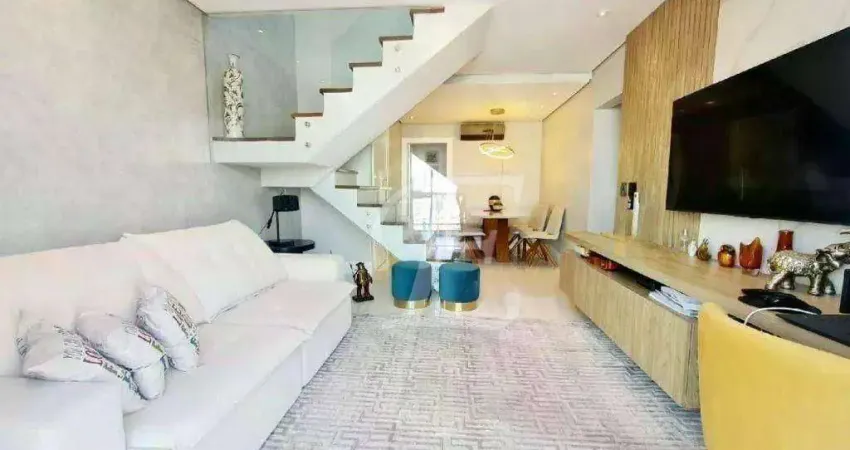 Cobertura com 3 dormitórios para alugar, 185 m² por r$ 20.640,00/mês - santana - são paulo/sp