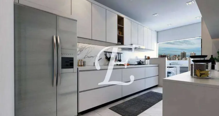 Apartamento com 3 dormitórios à venda, 137 m² por R$ 1.103.760,00 - Vila Guilhermina - Praia Grande/SP