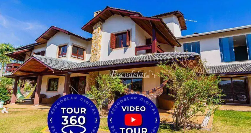 Casa com 5 dormitórios para alugar, 660 m² por R$ 21.900,00/mês - Roseira - Mairiporã/SP