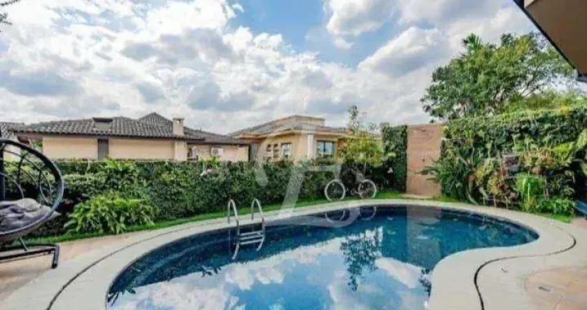 Casa semi mobiliada com 3 dormitórios à venda, 280 m² por R$ 3.500.000 - Residencial Seis (Alphaville) - Santana de Parnaíba/SP