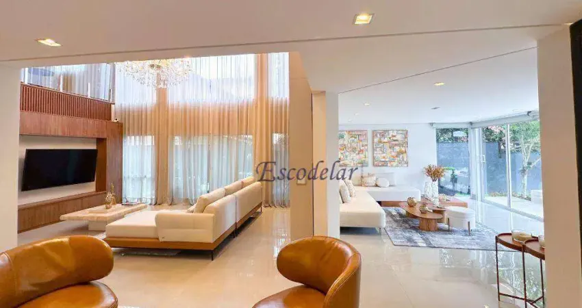 Casa com 4 dormitórios à venda, 480 m² por r$ 13.500.000,00 - alphaville - santana de parnaíba/sp