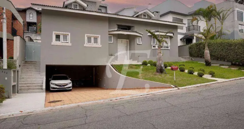 Casa com 4 dormitórios à venda, 350 m² por r$ 2.800.000,00 - residencial nove (alphaville) - santana de parnaíba/sp