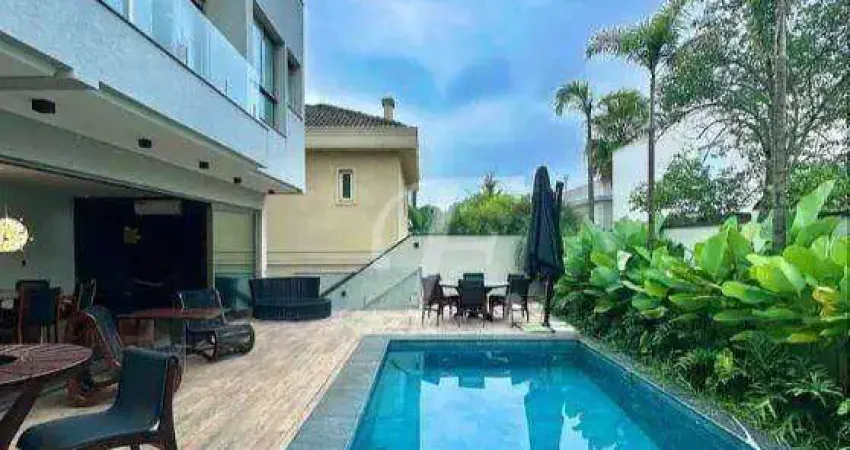 Casa com 4 suítes para alugar Mobiliada, 583 m² por R$ 65.000/mês - Tamboré - Santana de Parnaíba/SP
