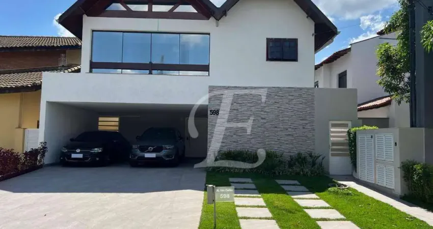 Casa com 5 dormitórios à venda, 354 m² por r$ 3.200.000,00 - alphaville - santana de parnaíba/sp