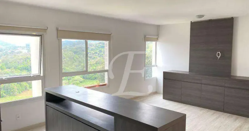Apartamento com 1 dormitório para alugar, 62 m² por R$ 5.233,54/mês - Alphaville - Barueri/SP