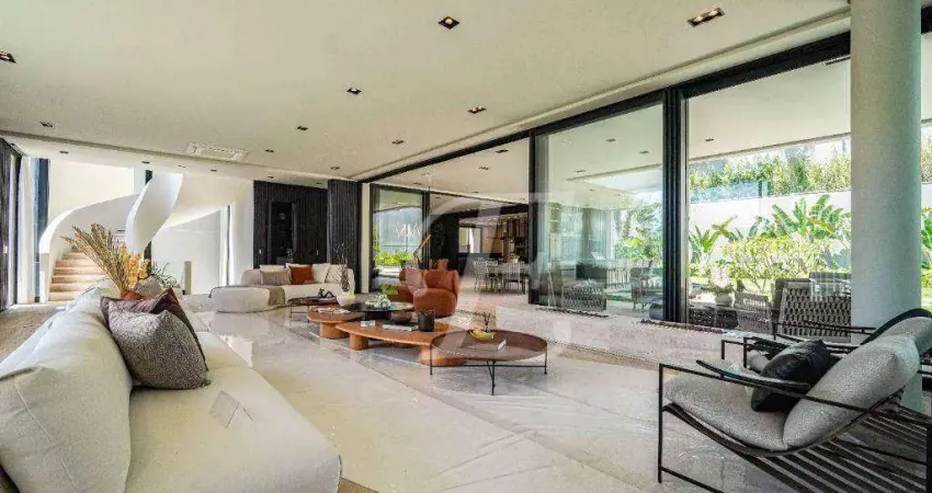 Alphaville res 1 - casa mobiliada e decorada com 5 suítes e 8 vagas cobertas pronta para morar