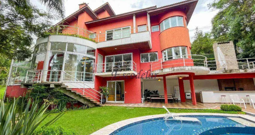 Casa com 3 dormitórios à venda, 450 m² por r$ 3.150.000,00 - residencial reserva das hortensias - mairiporã/sp