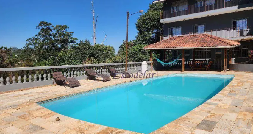 Chácara com 5 dormitórios à venda pé na água, 4800 m² - Cacéia - Mairiporã/SP