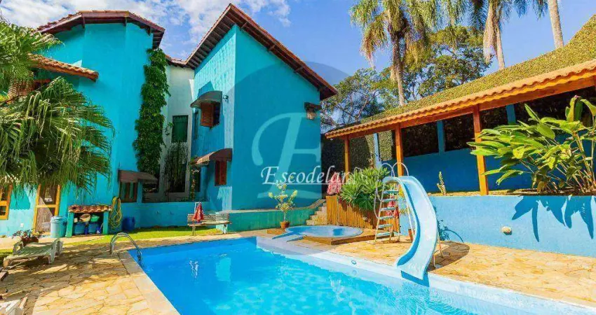 Extraordinária casa com 4 dormitórios à venda, 750 m² por r$ 2.550.000 - serra da cantareira - mairiporã/sp