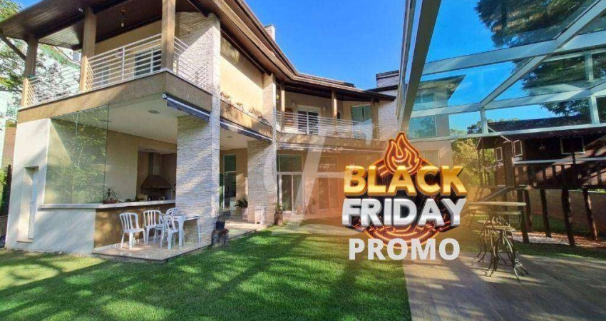 Casa com 3 suítes à venda, 550 m² por r$ 2.480.000 - roseira - mairiporã/sp