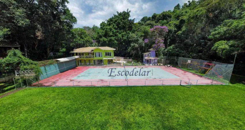 Chácara com 9 dormitórios à venda, 14380 m² por r$ 10.000.000,00 - parque petrópolis - mairiporã/sp