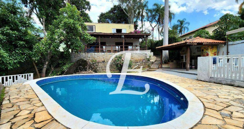Chácara com 3 dormitórios à venda em condomínio PÉ NA ÁGUA P, 980 m² - Cacéia - Mairiporã/SP