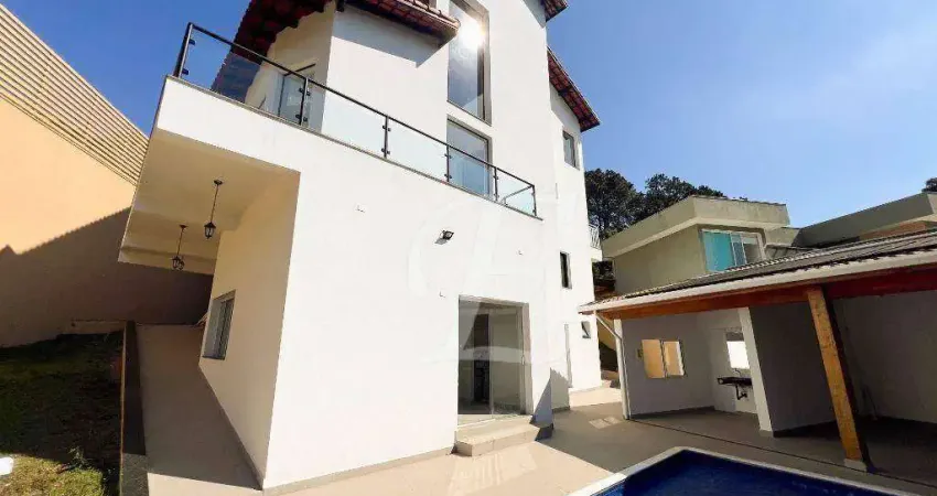 Casa com 4 dormitórios à venda, 350 m² por r$ 2.960.000,00 - alpes da cantareira - mairiporã/sp
