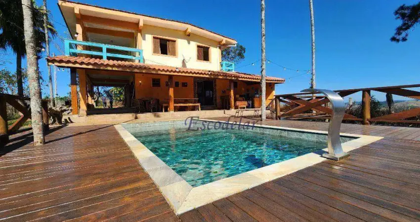 Chácara com 3 dormitórios à venda, 2040 m² por R$ 749.000,00 - Peão - Piracaia/SP