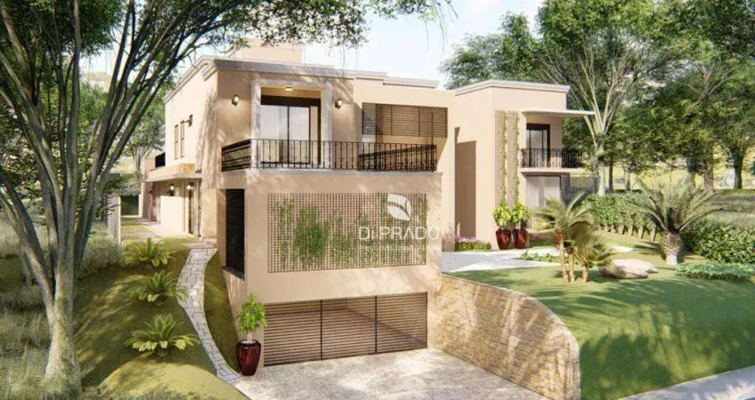 Casa com 4 dormitórios à venda, 650 m² por r$ 5.500.000,00 - serra azul - itupeva/sp