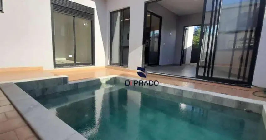 Linda casa térrea com piscina à venda no condomínio gran reserve em indaiatuba!