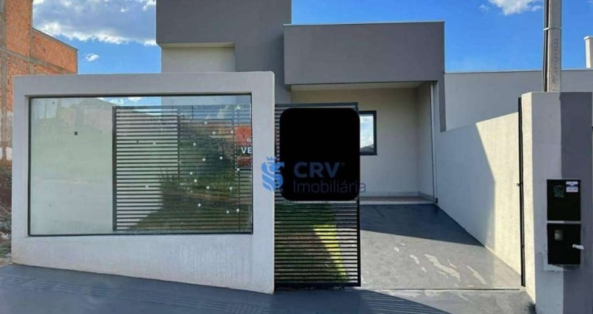 Casa com 3 dormitórios à venda, 85 m² por R$ 340.000,00 - Colinas - Londrina/PR