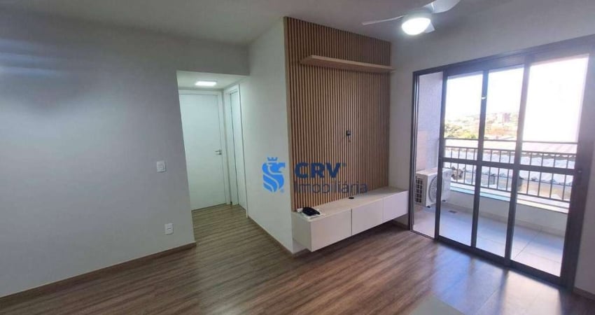 Apartamento com 2 dormitórios para alugar, 51 m² por R$ 2.500,00/mês - Carlota - Londrina/PR