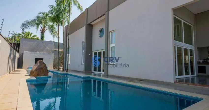 Casa com 5 dormitórios, 549 m² - venda por R$ 2.800.000,00 ou aluguel por R$ 12.000,00/mês - Mediterrâneo - Londrina/PR