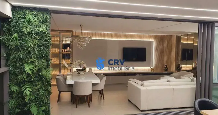 Apartamento com 4 dormitórios à venda, 207 m² por r$ 2.400.000,00 - gleba palhano - londrina/pr