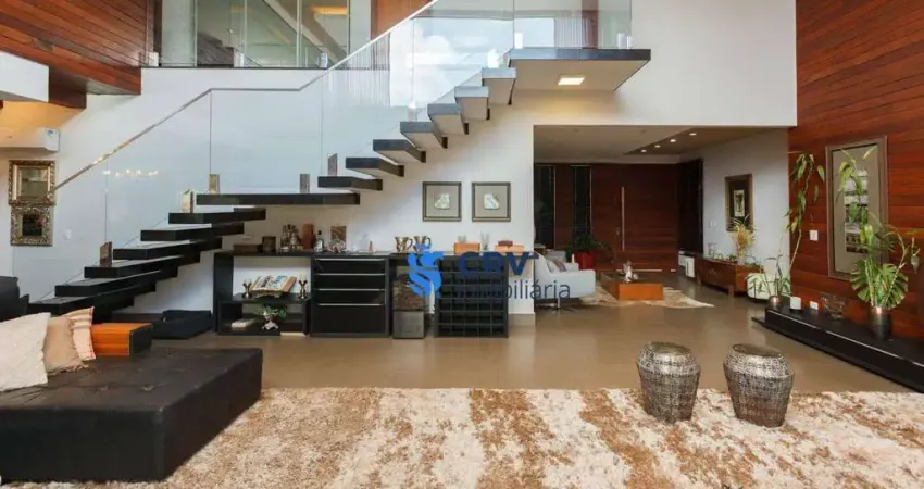 Casa com 4 dormitórios, 433 m² - venda por r$ 4.650.000,00 ou aluguel por r$ 27.500,00/mês - esperança - londrina/pr