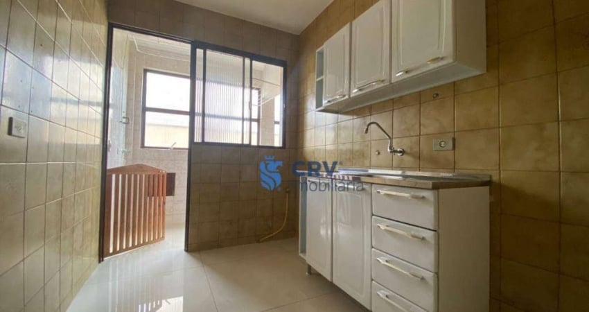 Apartamento com 3 dormitórios para alugar, 70 m² por R$ 1.900,00/mês - Centro - Londrina/PR