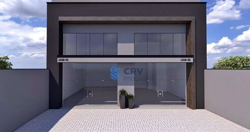 Salão para alugar, 262 m² por r$ 12.000,00/mês - kennedy - londrina/pr