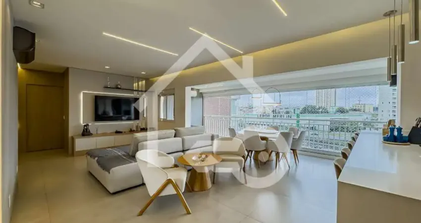 Apartamento de luxo na chácara inglesa: 3 quartos, 3 suítes, 2 salas, 4 banheiros, 2 vagas de garagem - 151m² de pura sofisticação!