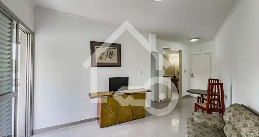 Apartamento para locação no centro de são bernardo do campo-sp: 1 quarto, 1 suíte, 1 sala, 1 banheiro, 1 vaga, 35m² de área.