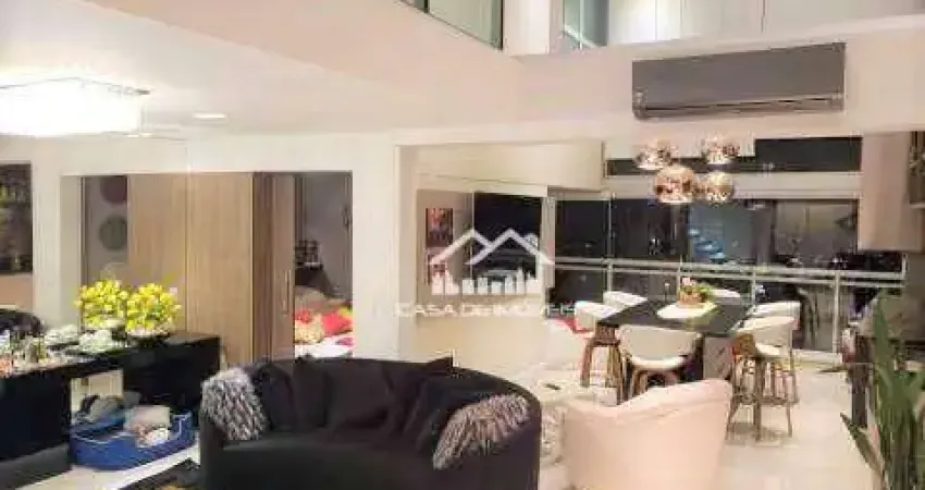Apartamento com 3 suítes à venda, 195 m² com pé direito duplo no Brooklin