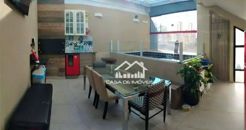 Vende cobertura, 145m², com piscina e churrasqueira na vila andrade.