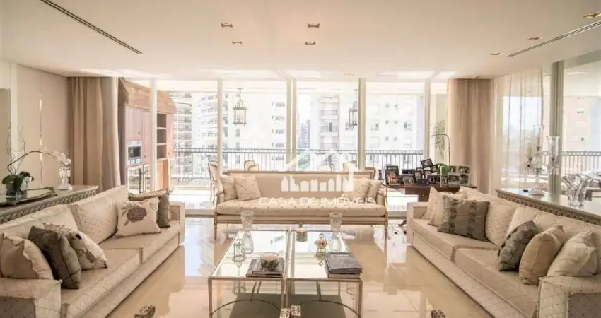 Apartamento 470m², 4 suítes, 6 vagas, próximo ao Parque do Ibirapuera