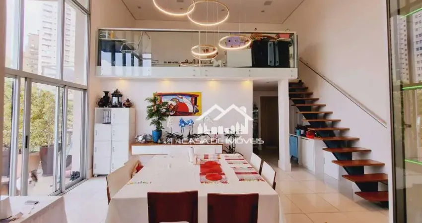 Vende apartamento com pé direito duplo, 162m² com 2 suítes no panamby.