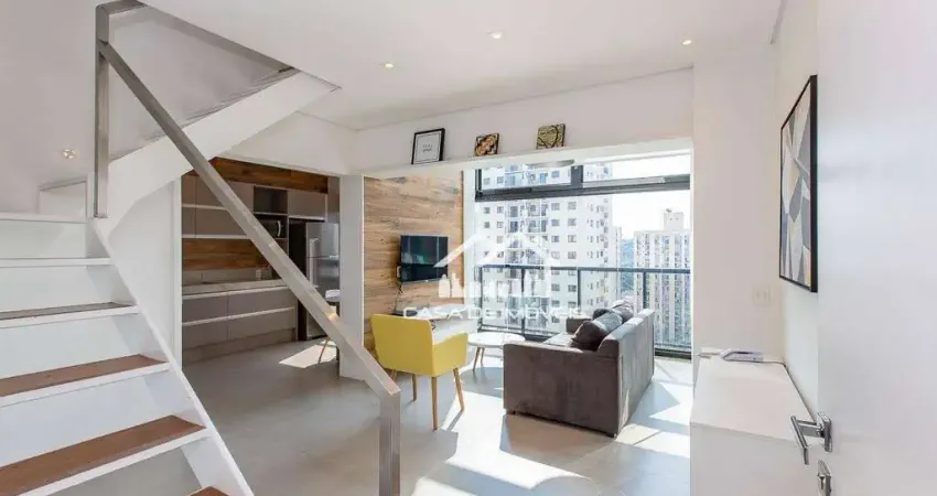 Vende apartamento duplex com 62m² na Vila Olímpia e super moderno.