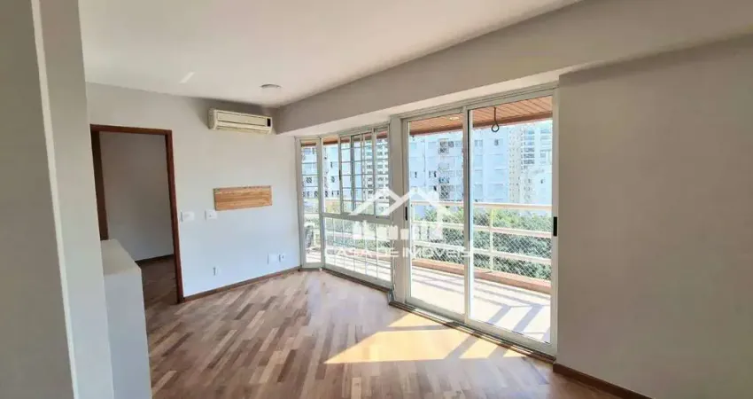 Aluga apartamento com 44m², 1 suíte, 1 vaga, depósito e lazer, no Portal do Morumbi.