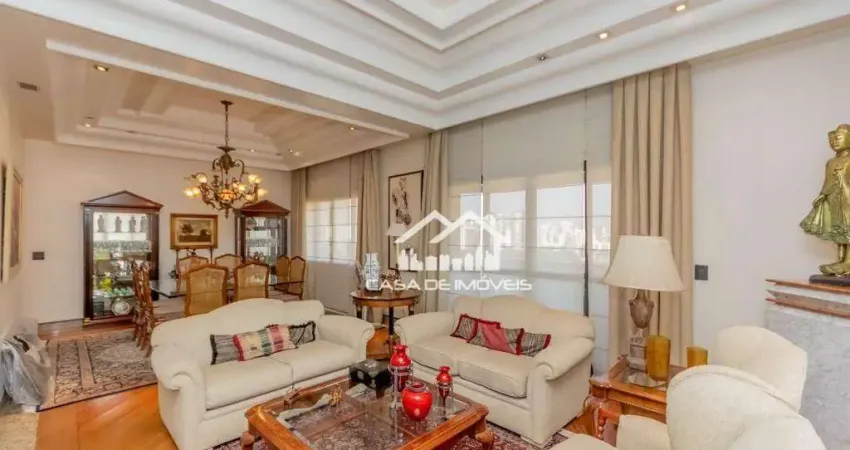 Vende cobertura com 472m², 3 ou 4 suítes, piscina, 7 vagas, em Moema.