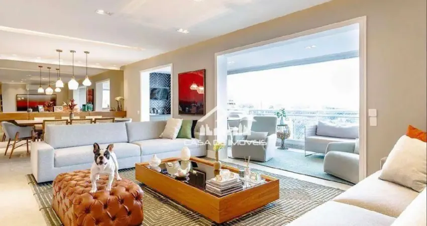 Vende apartamento com 171m², 3 suítes, varanda com churrasqueira, 3 vagas e lazer clube, na Vila Andrade.