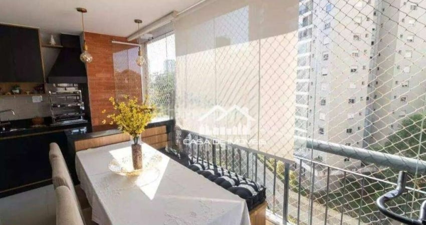 Aluga apartamento com 83m², 3 dormitórios e 1 suíte, 2 vagas, na Vila Andrade.